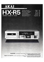 Akai HX-R5-Owners-Manual 